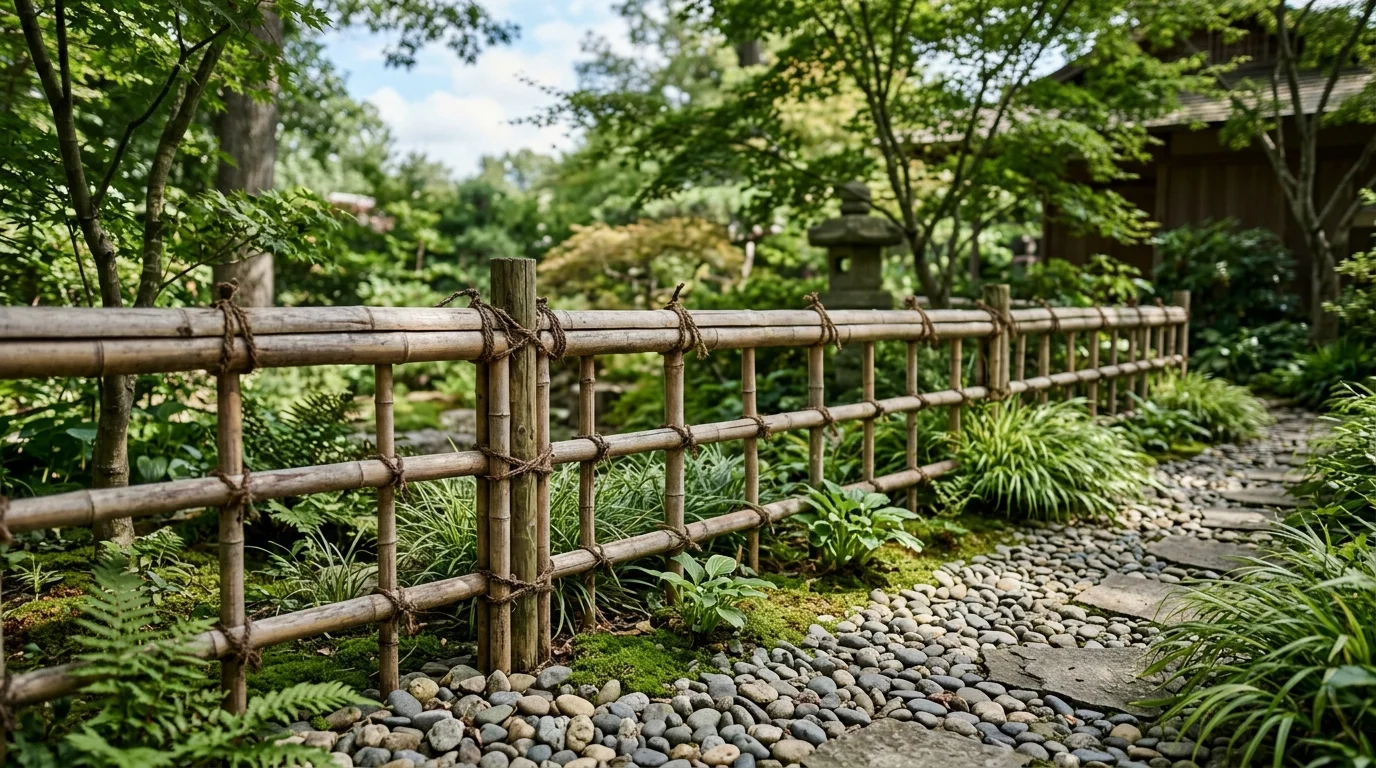 Bamboo Minimal Fence